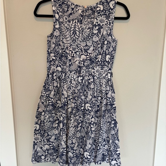 J. Crew Crewcuts Blue and White Sleeveless Sundress - 14 - Picture 3 of 7